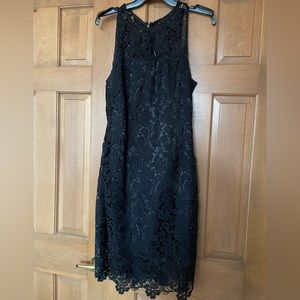 White House Black Market halter lace dress